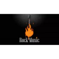 Rock Music Bang Drums Logo